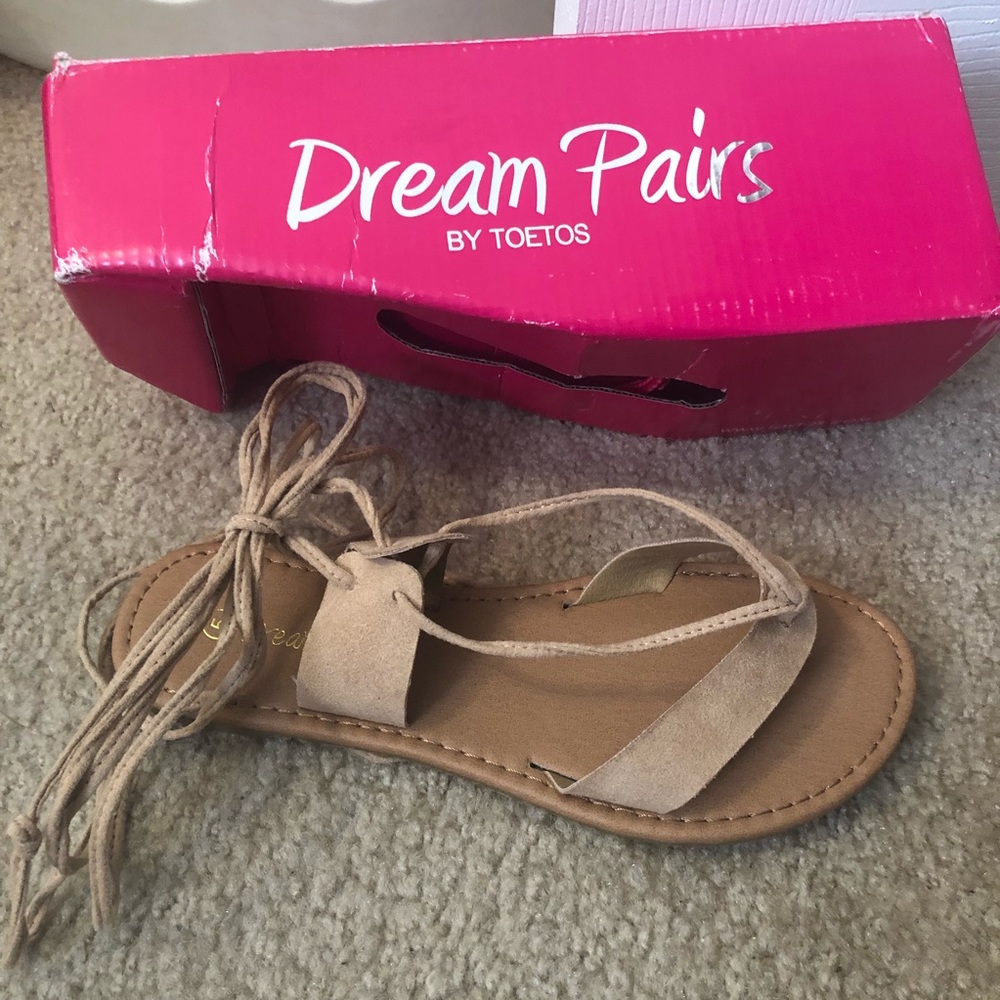 Nude sandals